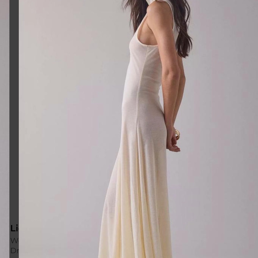 Lioness Last Light Sheer Mesh High Neck Maxi Dress - Picture 2 of 3